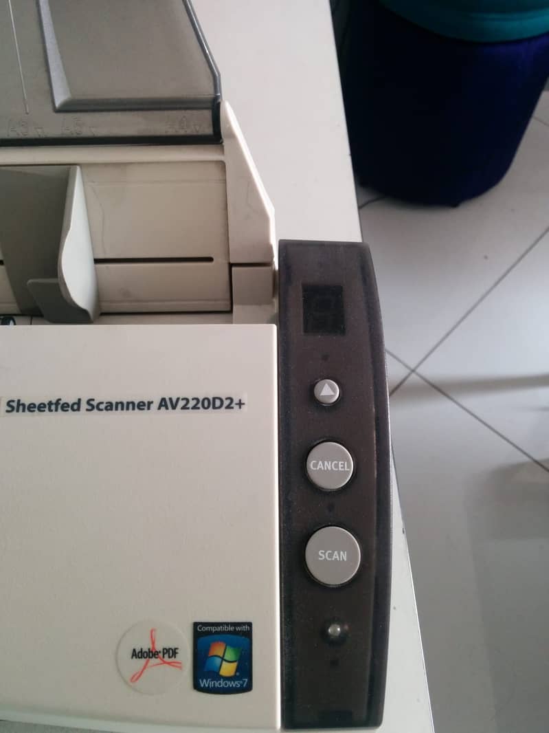 Avision AV220D2+ A4 Size Two-Sided/Duplex Sheet Fed Document Scanner 1