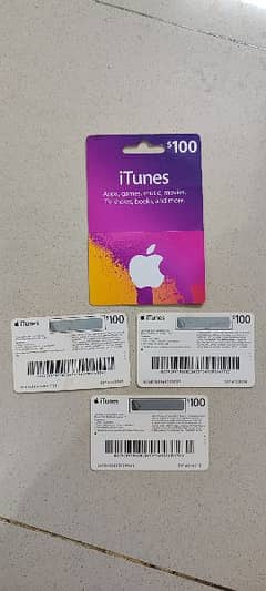 Apple Itunes cards
