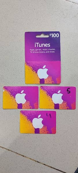 Apple Itunes cards 1