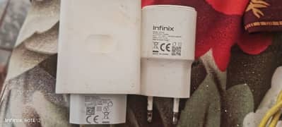 Infinix and realme original charger