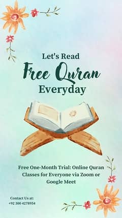 FREE Online Quran Classes with Urdu Translation for kids/adults Online