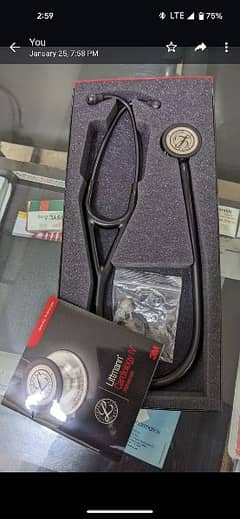 Cardiology 4 brand new black Littmann sthetoscope