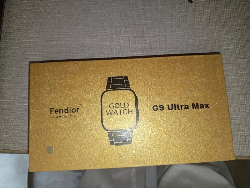 Golden watch  (G9 ULTRA MAX) brand new 0