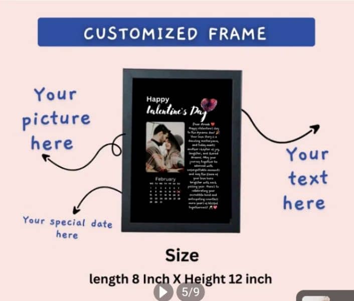 customize Birthday frame to your love one 0