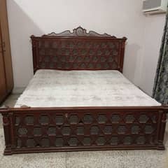 double bed including side tables