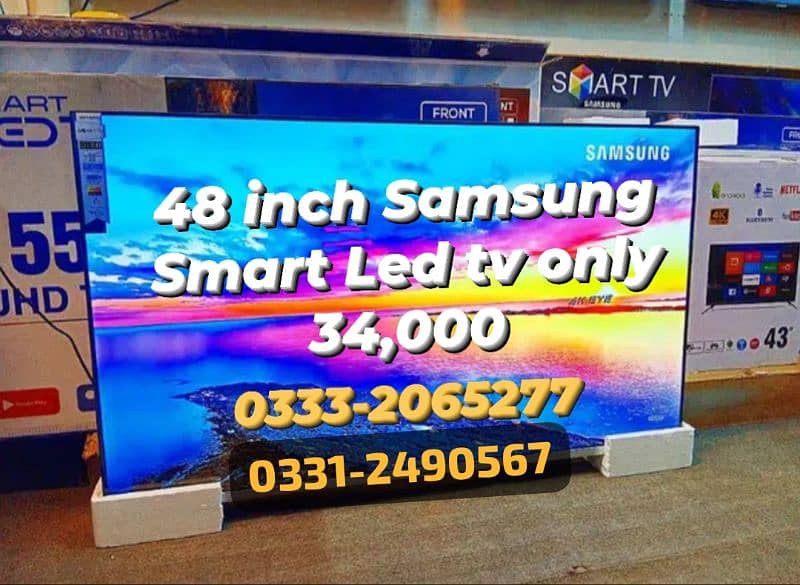 Buy 48 INCH SMART 4k Wifi ultra Slim Led tv brand new 2