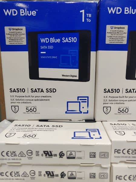 WD SN 512gb or 1tb new box pack WD blue sa510 WD official warranty 2