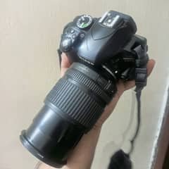 Nikon Dslr camera D3300 with 18/105 vr lanz. 03114943842.