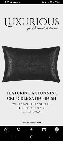 Silk luxury Pillow Cover 2 pieces 2