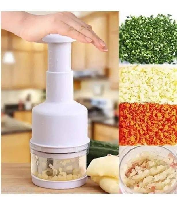 Hand Pull Manual Quick Food Chopper 2