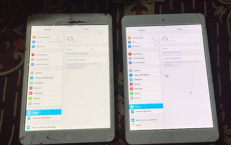 2ipads exchange with mobile iPad mini1 good timing 4
