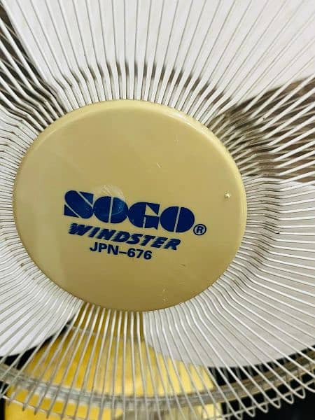 Sogo|Rechargeable Fan| Battery New Add hogi 5