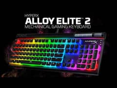 HyperX Elite 2 Mechanical Keyboard & HyperX Cloud II Gaming Heaphones 0