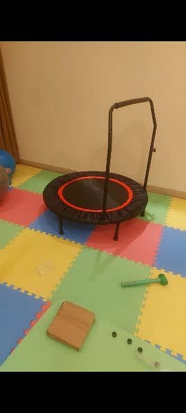 Trampoline | Jumping Pad | Round Trampoline | Kids Toy|With safety net 12