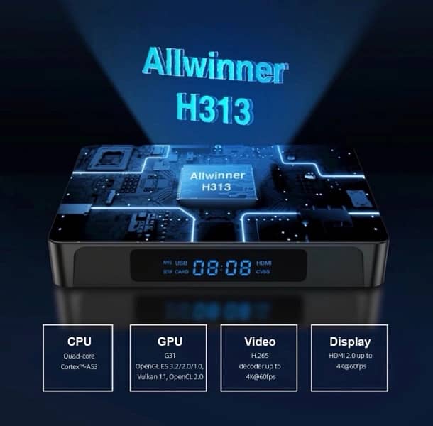 X96Q Pro 4k 4GB / 64GB Andriod Smart TV Box 2023 Model Andriod 12:0 1