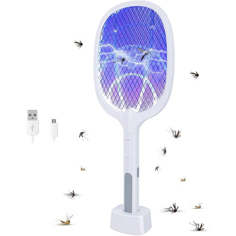 Rechargeable Electric Mosquito Killer Racket! 1