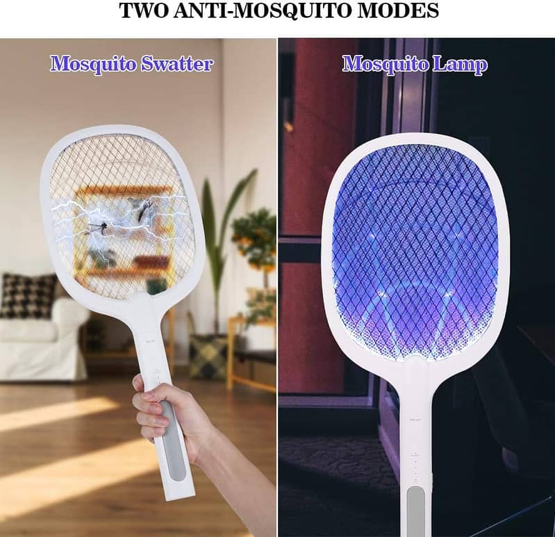 Rechargeable Electric Mosquito Killer Racket! 2