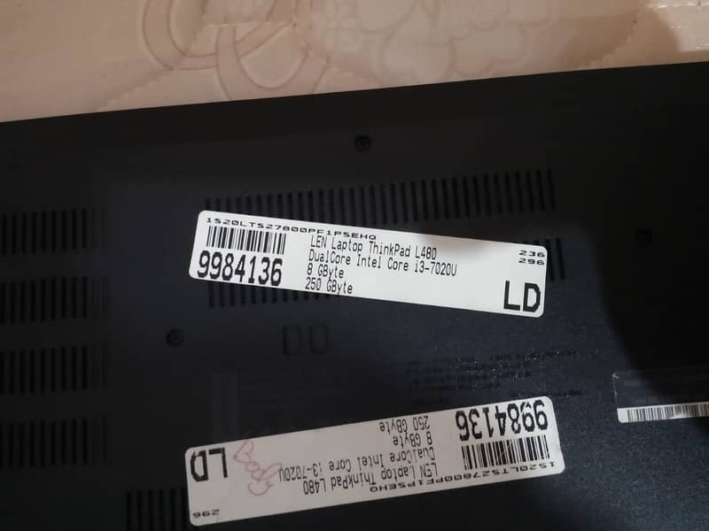 Lenovo ThinkPad L480 core i3 7th Generation(Detail in description). 2