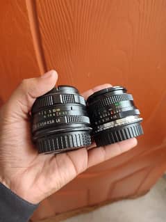 Canon 50mm and 28mm