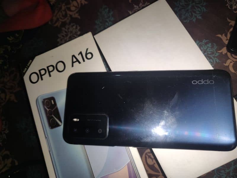Oppo a16 4 gb 64 gb with box and charger 7