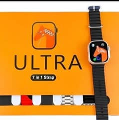 7 in 1 smart watch 7 straps and wireless charger