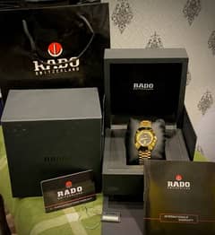 Rado diastar with box and bag
