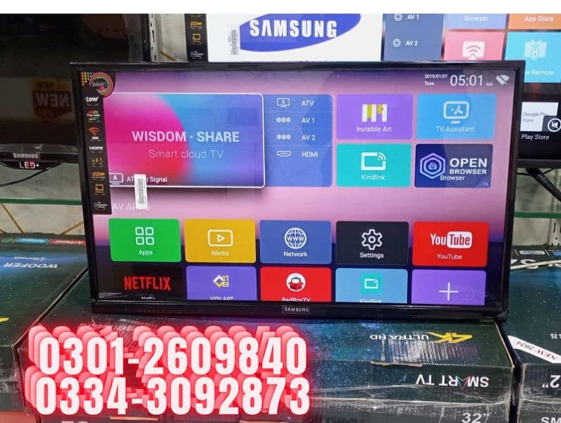 ALL SIZE SMART SAMSUNG LED TV 24 INCH TO 100 INCH SIZE AVAILABLE 1