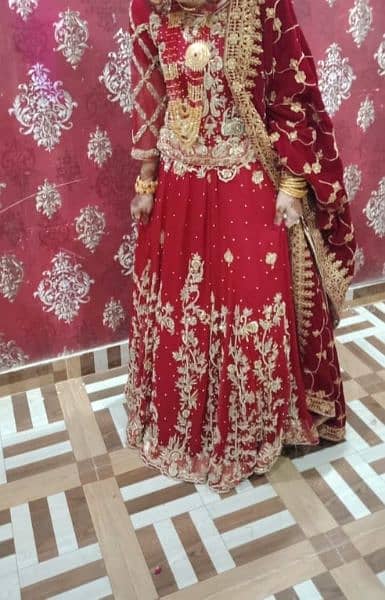 Bridal | Barat | wedding | Lehenga | Designer Nikkah Dress For Bride 0