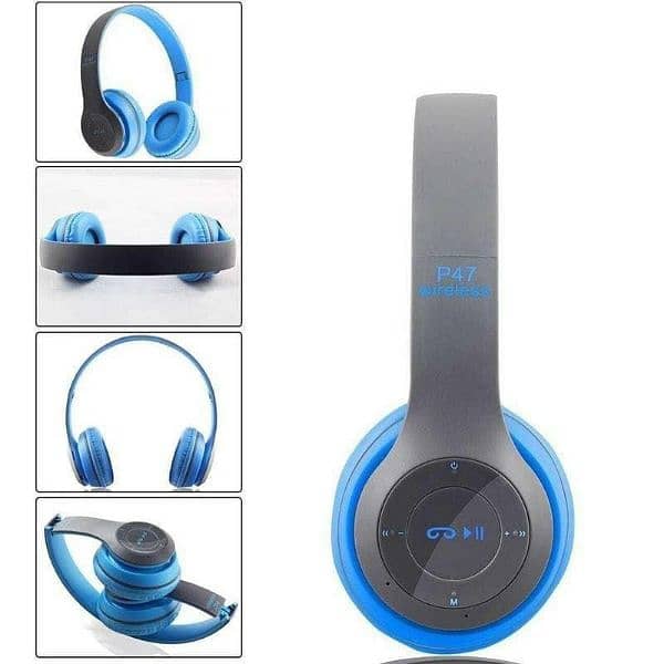 Bluetooth Wireless Stereo Headset Outdoor Sports Subwoofer Headphones 0