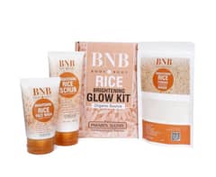 original BNB 3 in 1 Rice Brightening & Glow Kit 0