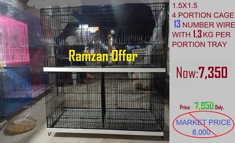 bird cages / cages for sale/cage/iron cage  Free Delivery 03184458164 7