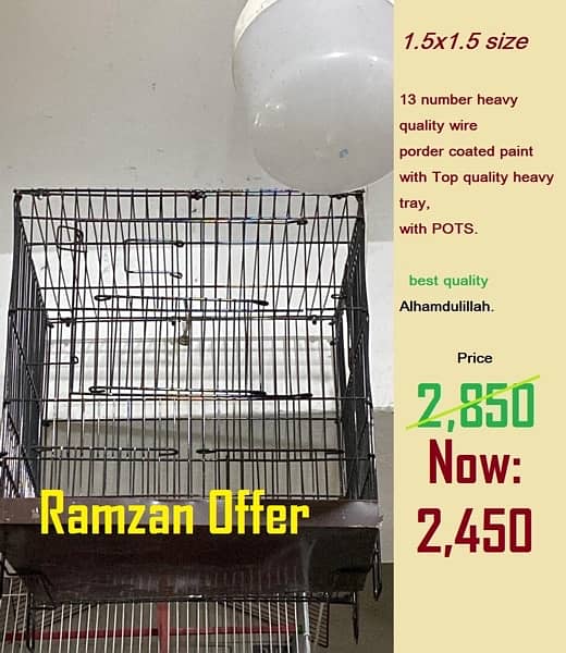 bird cages / cages for sale/cage/iron cage  Free Delivery 03184458164 9