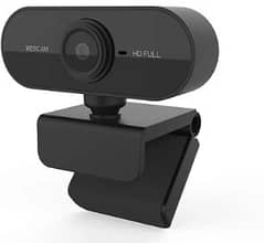 Full HD 1080P Webcam, with Noise Reduction Microphone