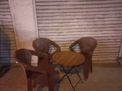 Brand new chairs and tables for sale