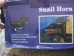 Snail Horn for Sale new just Box open. 24W