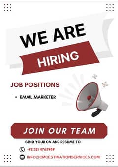 we need email marketing experienced person's