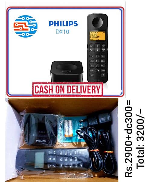 Digital PTCL Landline Cordless / Wireless Telephone. 3