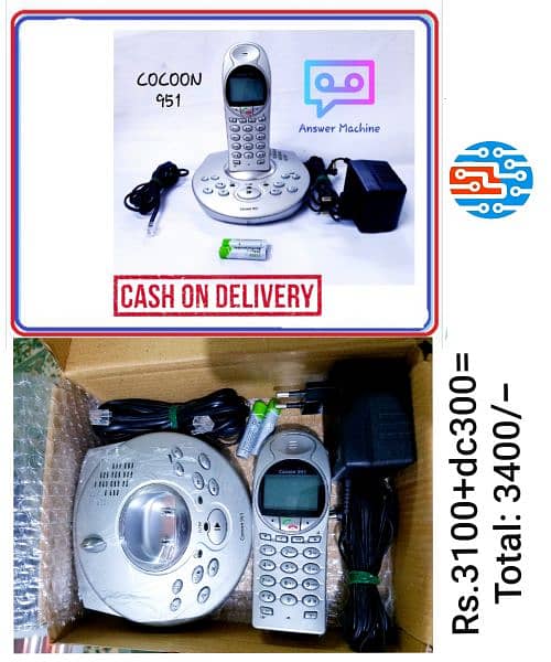 Digital PTCL Landline Cordless / Wireless Telephone. 6