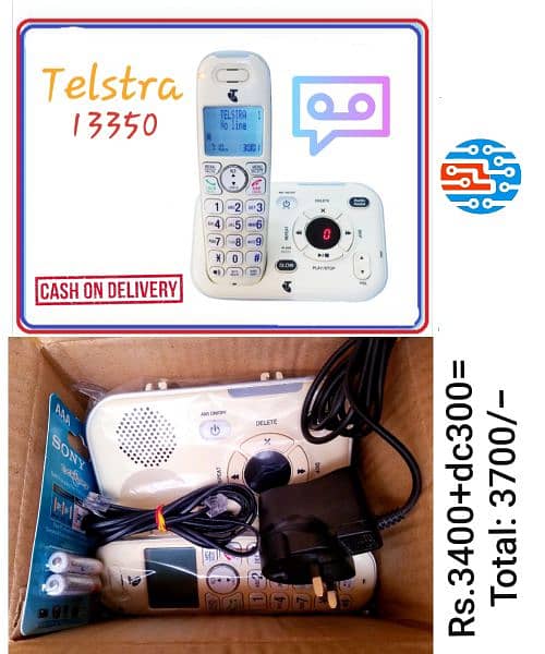 Digital PTCL Landline Cordless / Wireless Telephone. 18