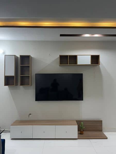 TV Console, TV Rack, Living Room Media Wall 3
