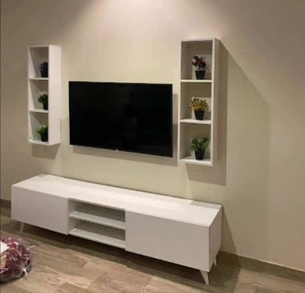 TV Console, TV Rack, Living Room Media Wall 12
