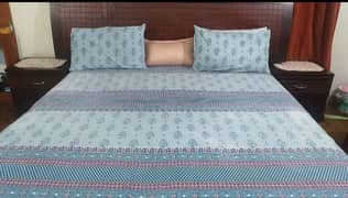 Pure wood bedset (contact#03024745177)
