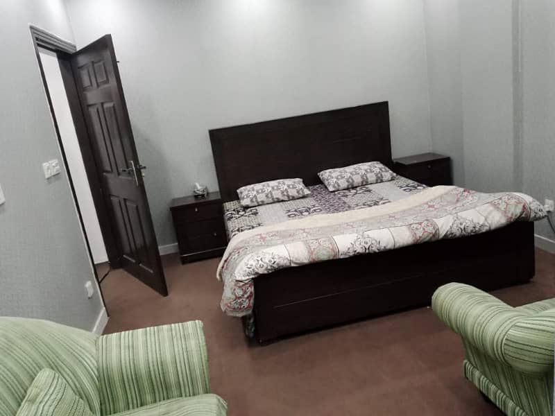 One Bed Fully Furnished Apartment For Rent On Outstanding Location Of Bahria Town 7