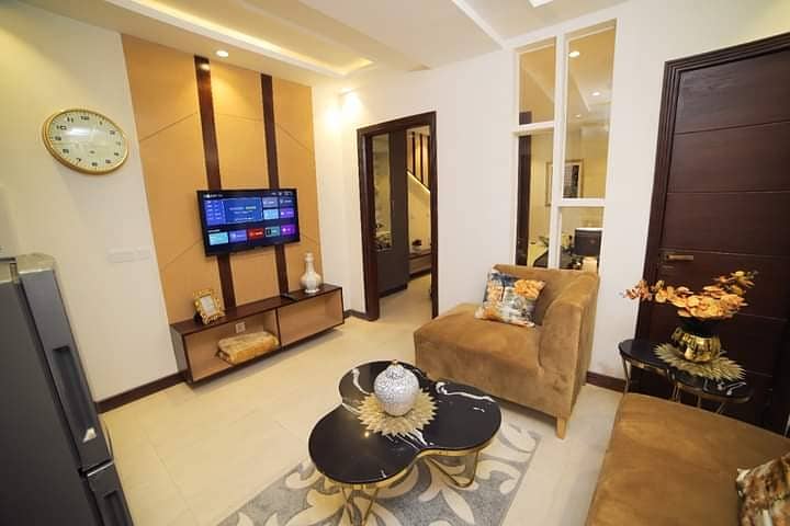 One Bed Fully Furnished Apartment For Rent On Outstanding Location Of Bahria Town 12