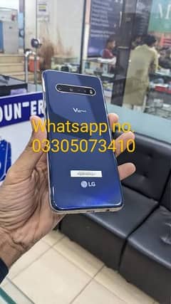 LG v60 5G. full 10 by 10 condition 8/128 Dual Sim / online Punched. .