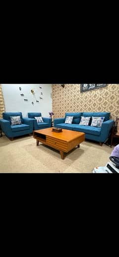 New 5 seater sofa with  double cushioning for sale