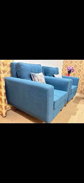 New 5 seater sofa with  double cushioning for sale 2