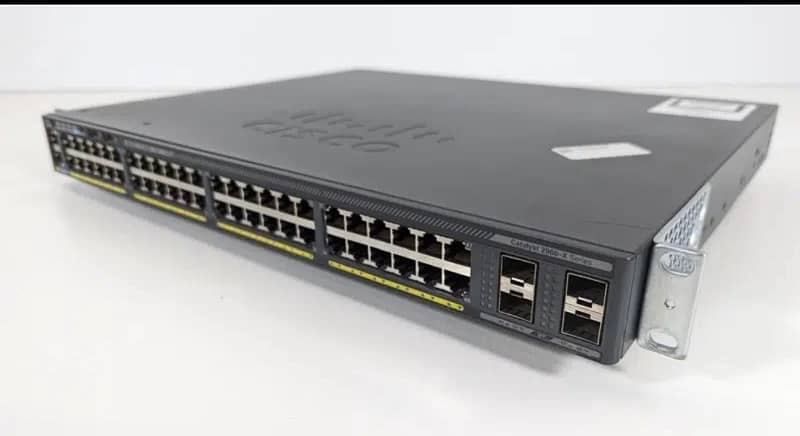 Cisco WS-C2960X-48FPS-L 48Ports All Gigabit POE with 4 SFP uplinks 4