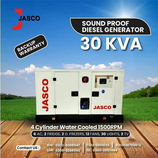Jasco Generator From 1 Kva To 40 Kva 6