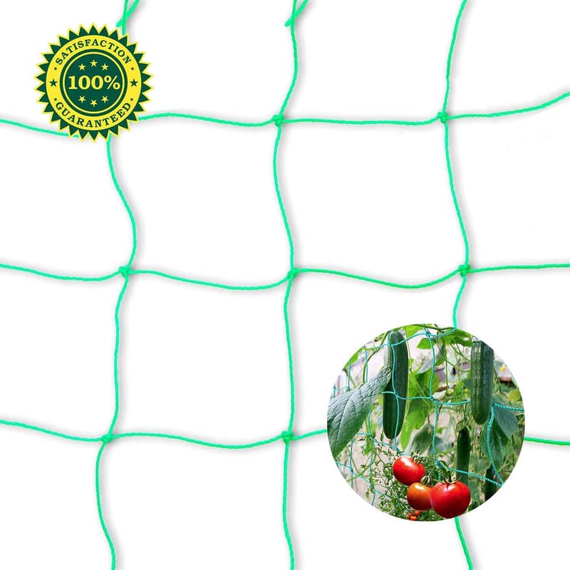 Nylon Net for Climbing Plants 8 x200ft بیلوں کے پودوں کے لیے جال 1